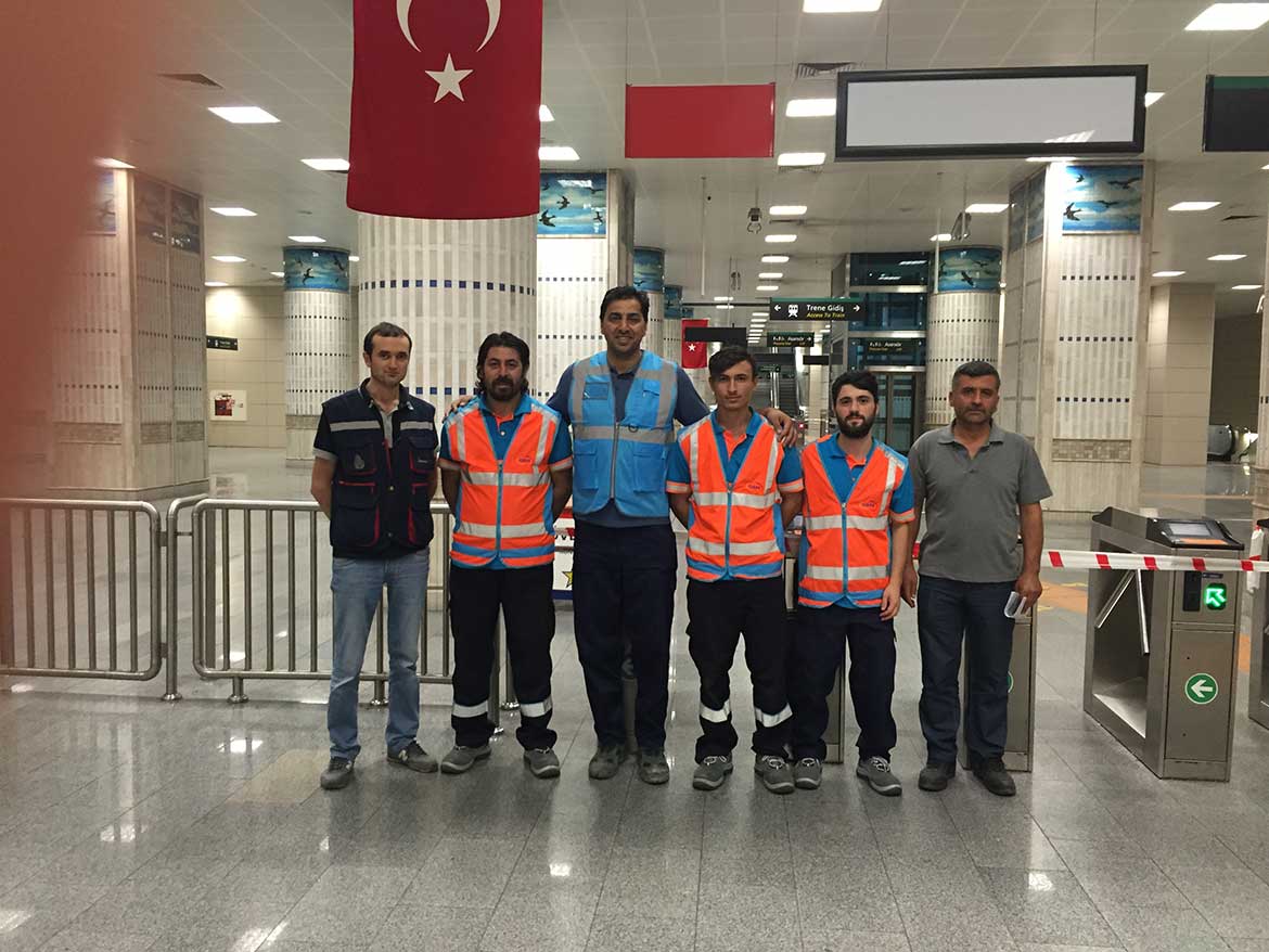 İsbak-Ulaşım A.Ş. Metro İstasyonları LCD Ekran Kablolama İşleri